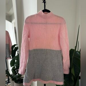 Pink vintage mohair style dress